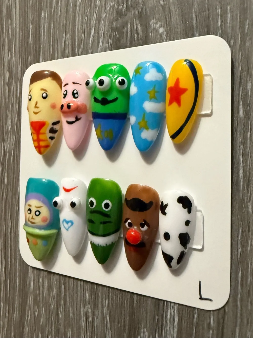 Character Press On Nail Set - Multicolor